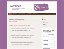 Tablet Screenshot of meitheal.ie